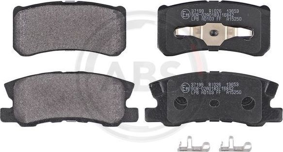 Тормозные колодки ABS задние для Mitsubishi Grandis 2004-2011. Артикул 37199