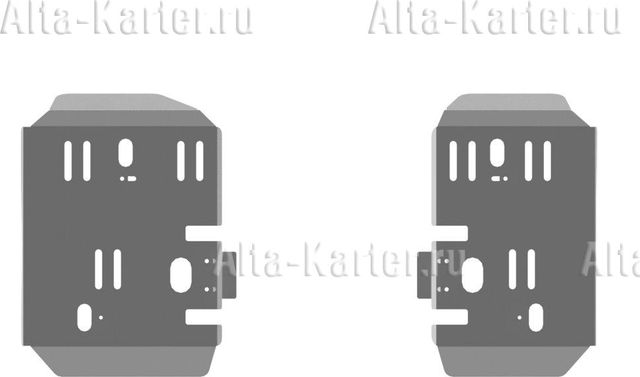 Защита Storm для порогов квадроцикла Polaris Sportsman X2 EFI 2007-2011. Артикул 40.1372