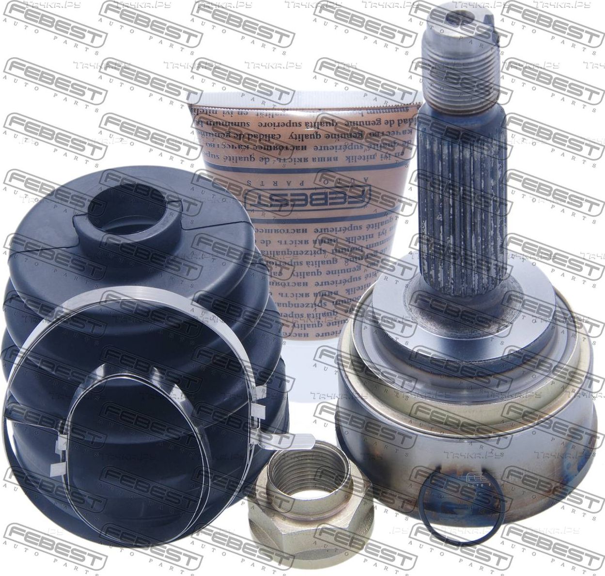 Шрус наружный (граната) Febest передний для Mitsubishi Mirage IV 1995-1995. Артикул 0410-039