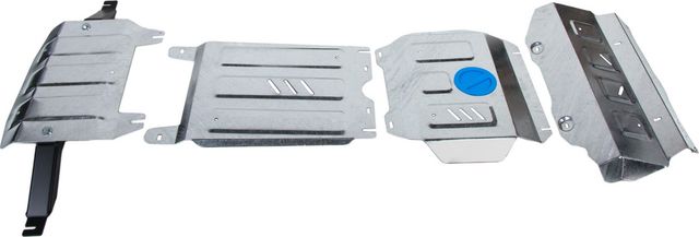 Защита Rival для радиатора, картера, КПП и РК Toyota Fortuner II поколение 4WD 2017-2020 2020-2026. Артикул KZZZ.5770.1