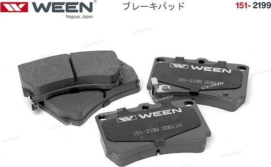 Тормозные колодки WEEN. Артикул 151-2199