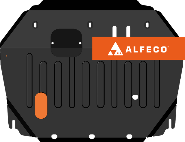 Защита Alfeco для картера и КПП Jac S3 2014-2026. Артикул ALF.56.01