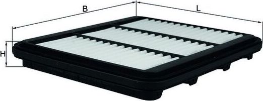 Воздушный фильтр Mahle-Knecht для Chevrolet Spark II 2005-2010. Артикул LX 2690