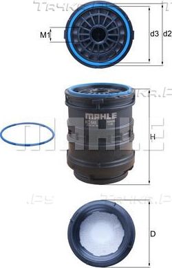 Топливный фильтр Mahle CleanLine для Renault Premium I 2000-2006. Артикул KC 646D