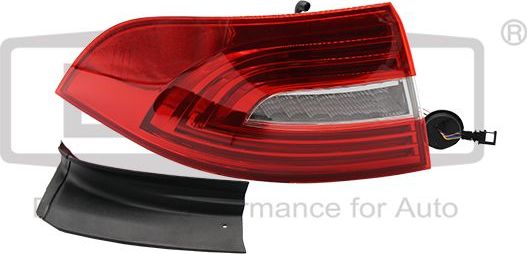 Фонарь задний DPA левый для Skoda Superb II 2009-2015. Артикул 99451334002