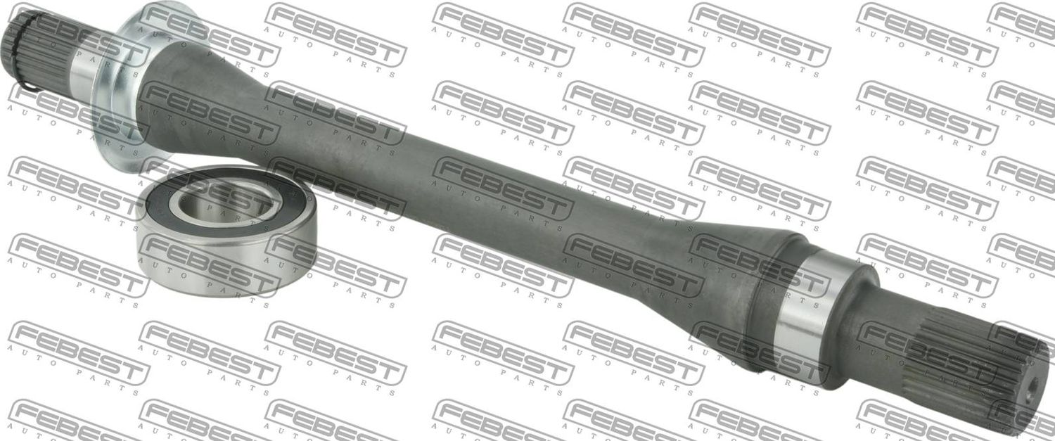 Полуось (привод в сборе, приводной вал) Febest. Артикул 2212-CAR