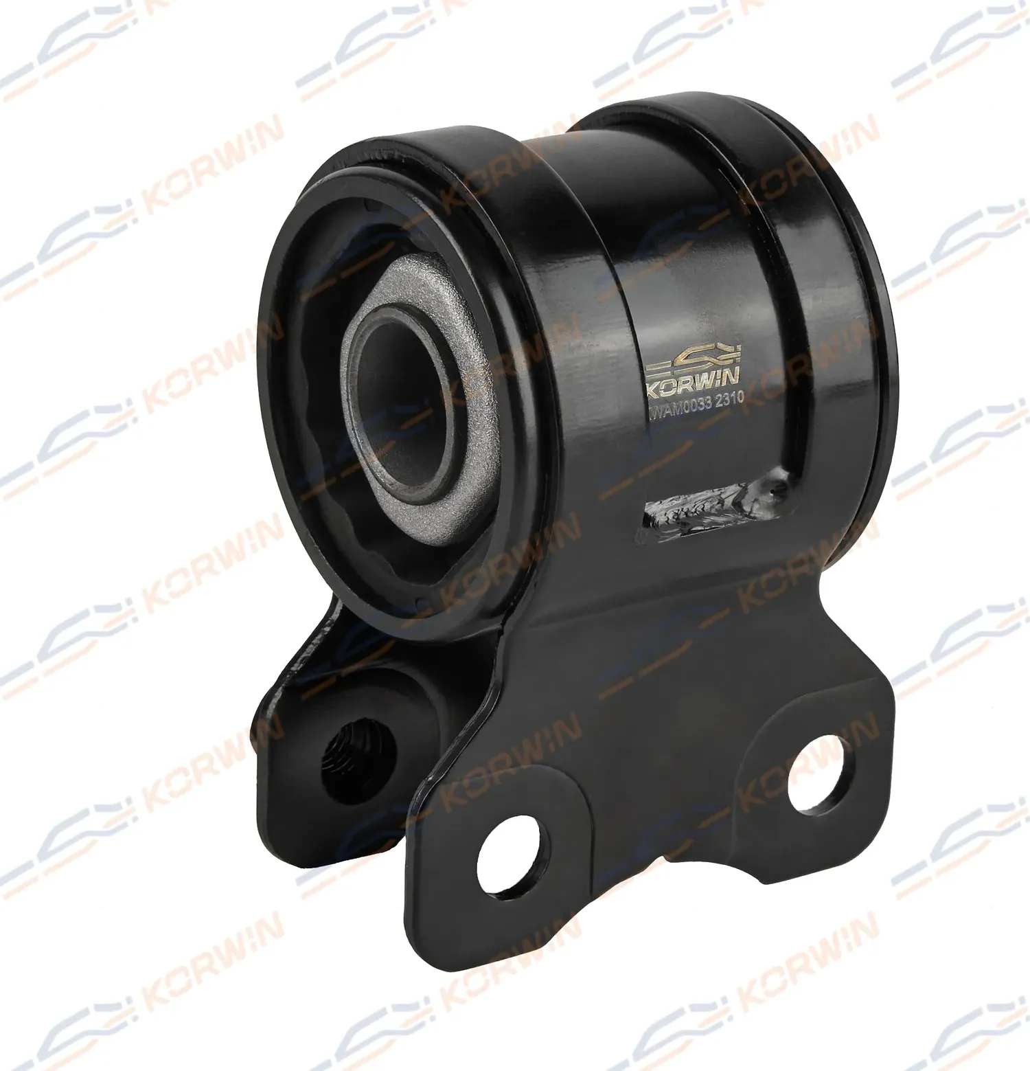 Сайлентблок перед рычага задний с кронштейном FORD VOLVO гарантия 1 год 30т км) (Korwin). Артикул KWAM0033