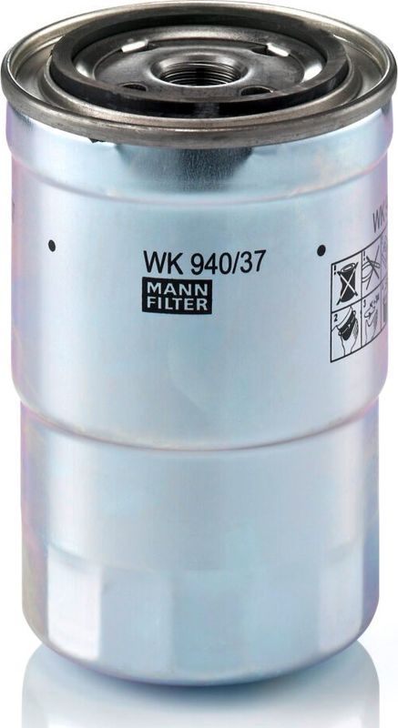 Топливный фильтр Mann-Filter. Артикул WK 940/37 x