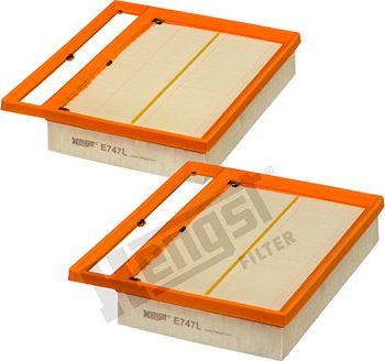 Воздушный фильтр Hengst. Артикул E747L-2