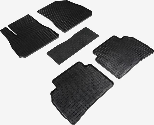 Коврики резиновые Seintex с узором сетка для салона Chevrolet Malibu IX 2015-2026. Артикул 89161