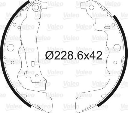 Тормозные колодки Valeo. Артикул 564104