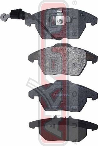 Тормозные колодки Akyoto Packing AKYOTO передние для Audi A3 II (8P) 2003-2013. Артикул AKD-0348