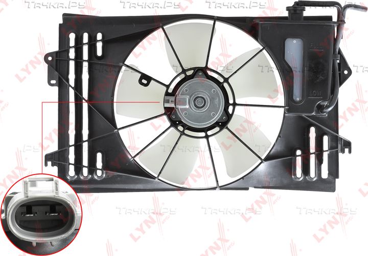 Вентилятор радиатора двигателя LYNXauto для Toyota Corolla E110 1999-2002. Артикул RF-1009