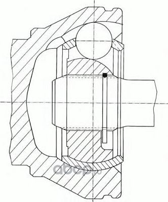 Шрус наружный Корса B, C, Тигра (кроме X12XE) (GKN). Артикул 302454