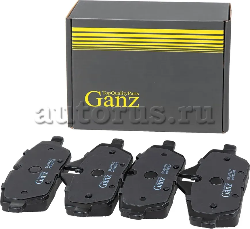 Колодки передние MINI R56 (2005>)/ CLUBMAN R55 (2006>) GANZ GIJ09277 Ganz. Артикул GIJ09277