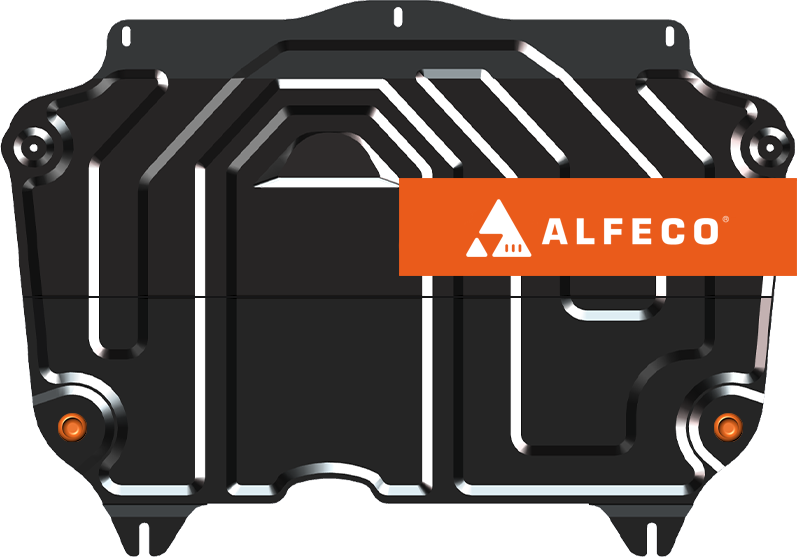 Защита Alfeco для картера и КПП Ravon R2 2016-2026. Артикул ALF.03.14