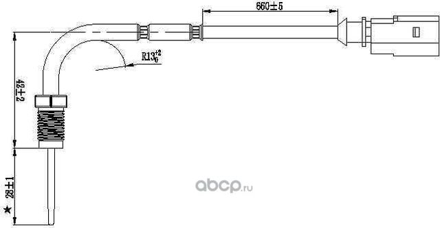 Датчик температуры выхлопных газов (Magtechnic). Артикул MAG0085OG