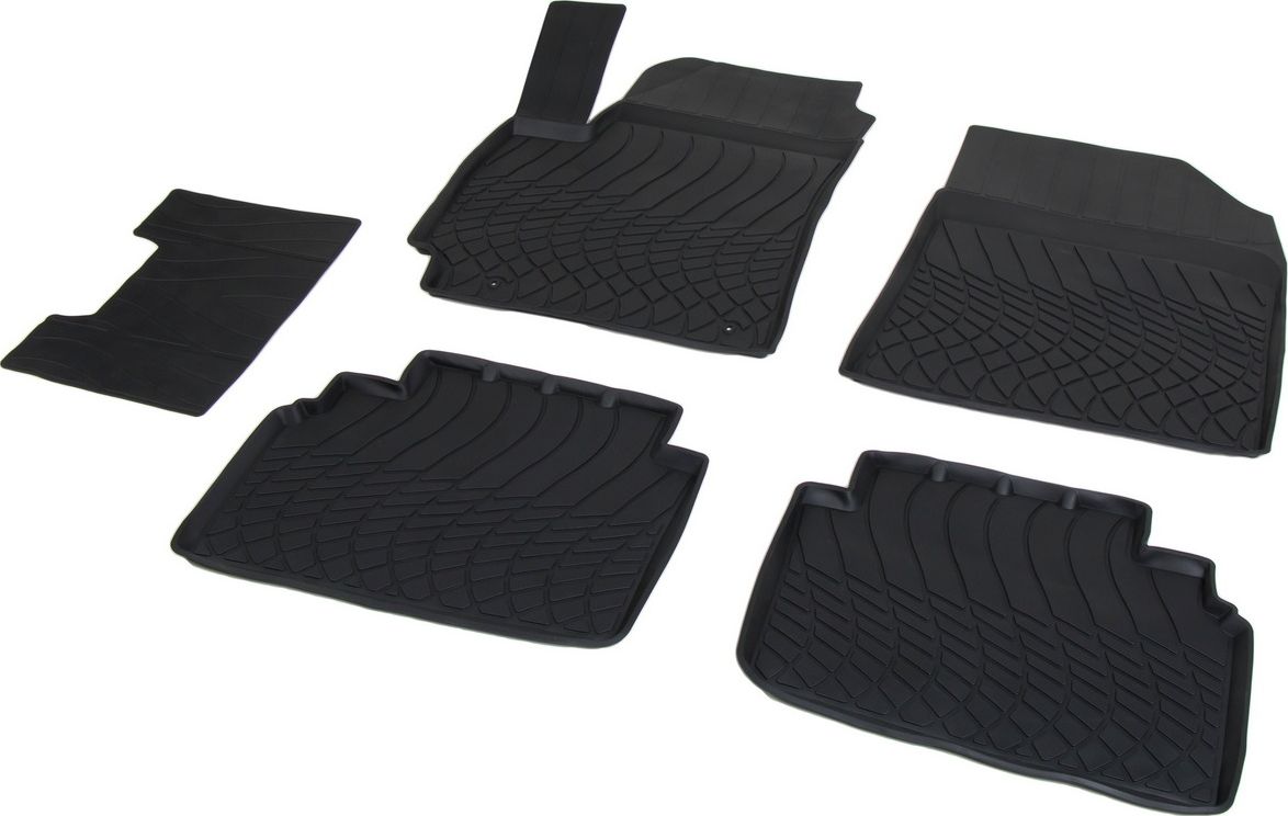 Коврики Rival для салона литьевые Kia Seltos 2020-2026. Артикул 62810001