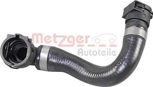 Патрубок радиатора (системы охлаждения) Metzger (EPDM (Этилен-пропиленовый каучук)). Артикул 2421363