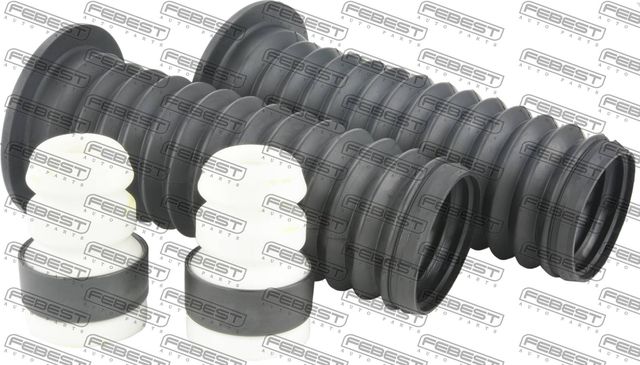 Комплект отбойников и пыльников амортизаторов (стоек) Febest. Артикул RNSHB-KAPTF-KIT