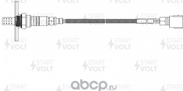 Лямбда-зонд (кислородный датчик) StartVOLT для Toyota HiAce H100 1995-2006. Артикул VS-OS 1531