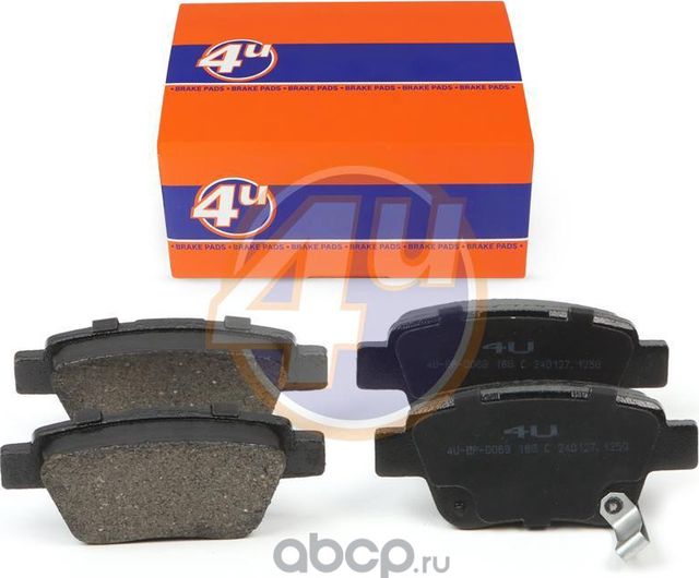 Колодки тормозные (4U). Артикул 4UBP0069