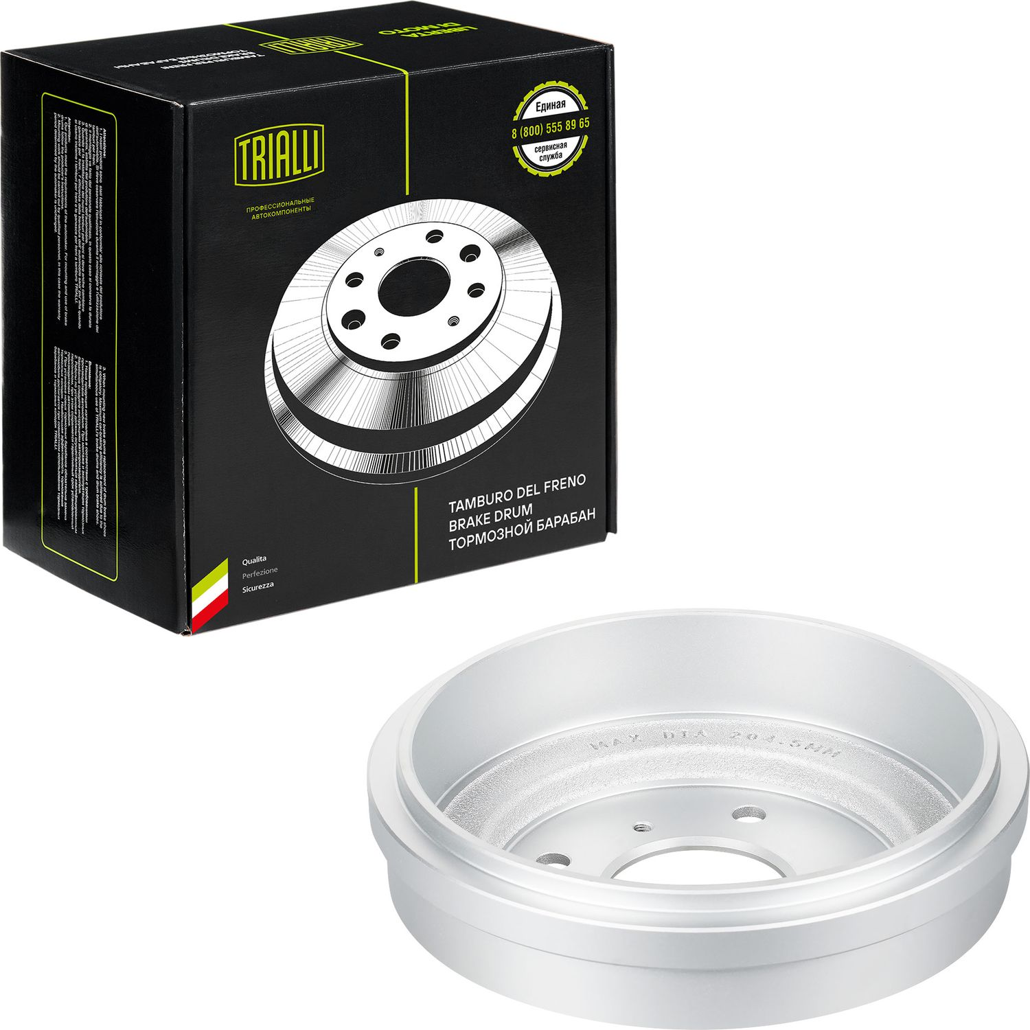 Тормозной барабан Trialli. Артикул TF 214625