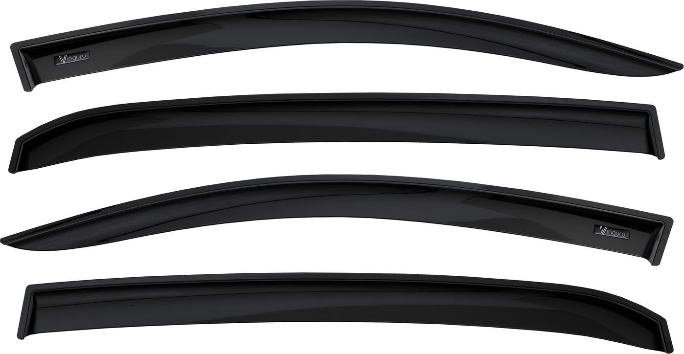 Дефлекторы Vinguru для окон Kia Rio IV X-line хетчбек 2017-2026. Артикул AFV90517