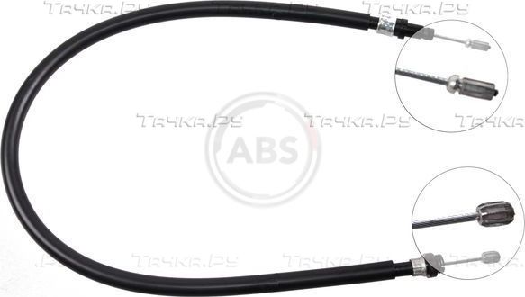 Трос ручника (тросик ручного тормоза) ABS. Артикул K12447