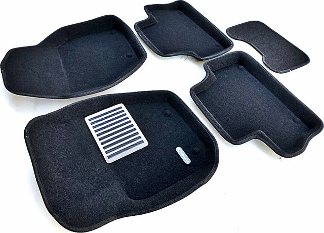 Коврики текстильные Euromat 3D Lux для салона Volvo XC60 I 2008-2017 ЧЕРНЫЕ. Артикул EM3D-005505