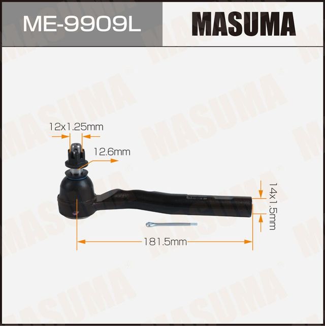 Наконечник рулевой тяги MASUMA MAZDA MAZDA 2 14- LH Masuma. Артикул ME9909L