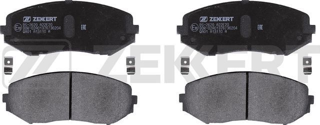 Тормозные колодки Zekkert передние для Suzuki Grand Vitara III 2005-2015. Артикул BS-2620