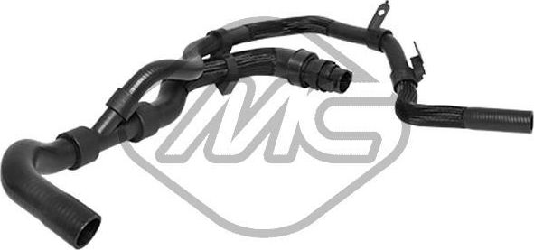 Патрубок радиатора (системы охлаждения) Metalcaucho. Артикул 08436