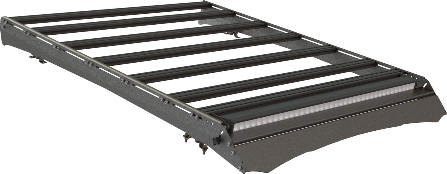 Экспедиционный багажник STC для Isuzu D-Max III 2020-2026 шторка, дальний свет. Артикул STC-ID-MAX/20-TR1-L1