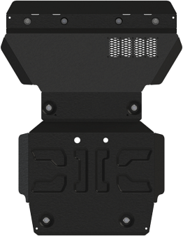 Защита Шериф (2,5 мм) для картера и радиатора Toyota Land Cruiser Prado 250 2023-2026. Артикул 6336