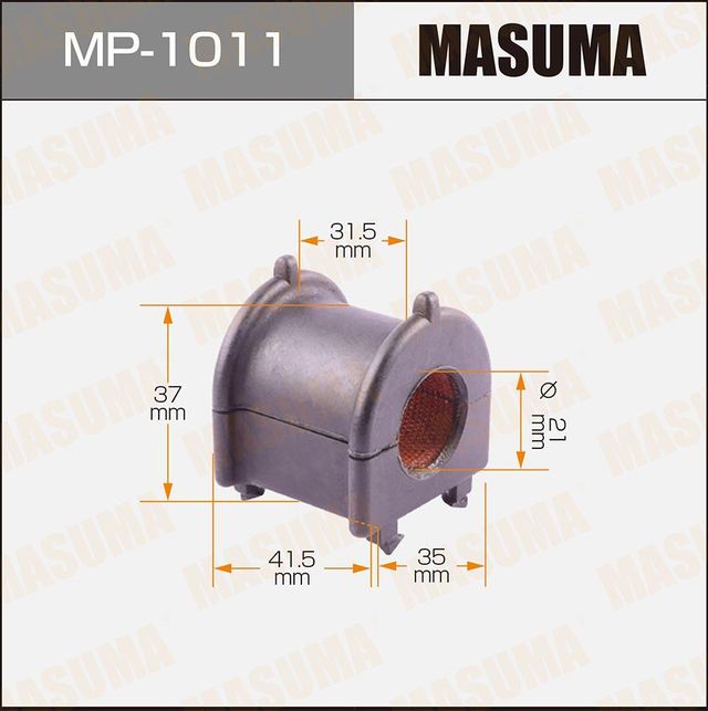 Втулки стабилизатора Masuma передние для Toyota Harrier II (XU30) 2003-2013. Артикул MP-1011