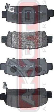 Тормозные колодки Akyoto Packing AKYOTO задние для Toyota Chaser V (X90) 1992-1996. Артикул AKD-1171