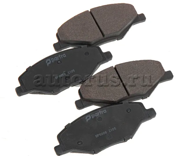 Колодки тормозные дисковые | перед прав/лев | (Partra). Артикул BP6008