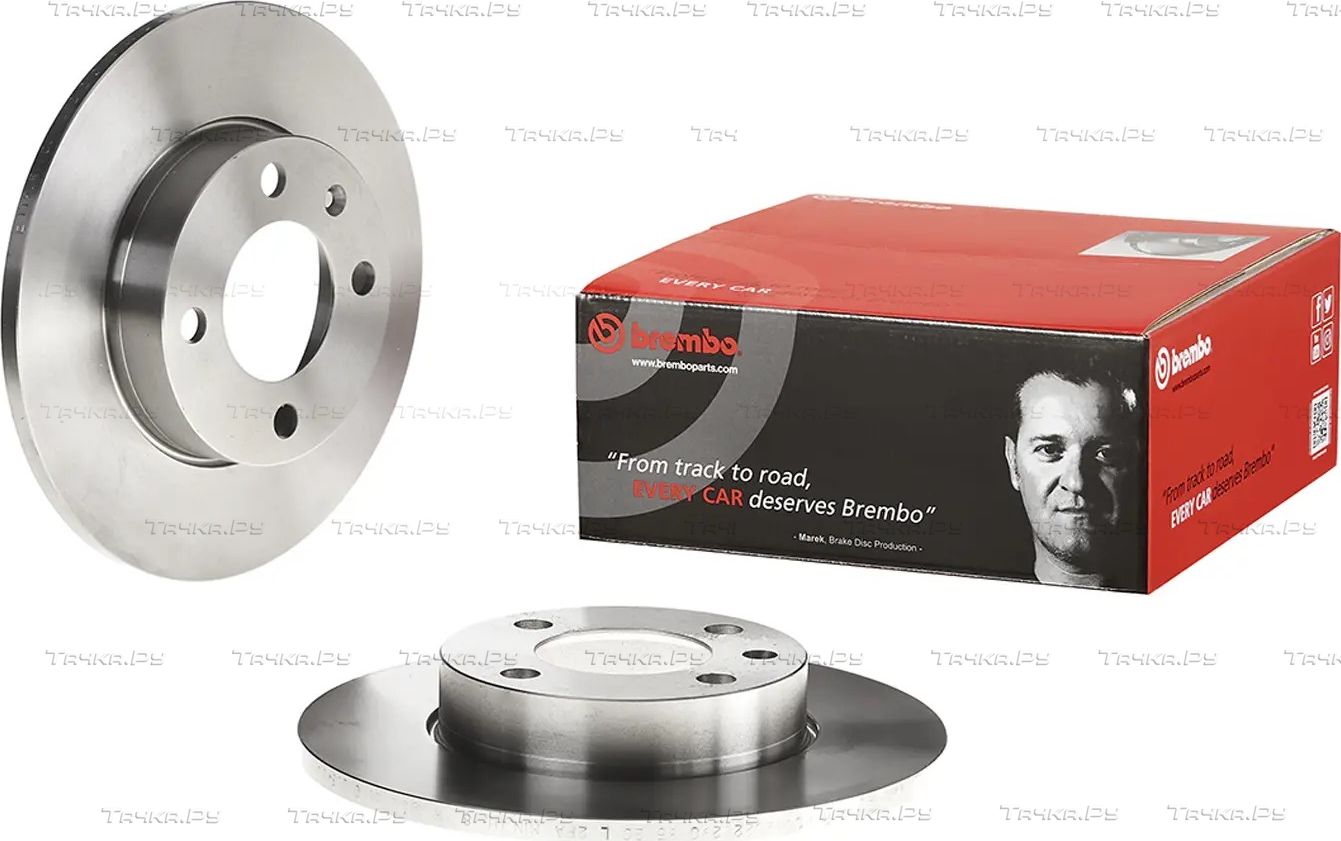 Тормозной диск Brembo передний для Volkswagen Jetta I 1978-1984. Артикул 08.2631.34