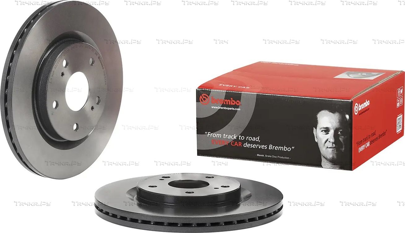 Тормозной диск Brembo PRIME LINE - UV Coated передний для Suzuki Swift V 2017-2026. Артикул 09.E533.11