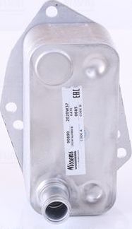 Радиатор масляный (маслоохладитель) для двигателя Nissens (алюминий) для Land Rover Freelander I 2000-2006. Артикул 90890