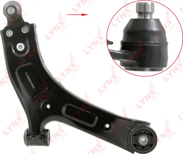 Поперечный рычаг передней подвески LYNXauto. Артикул B5160R