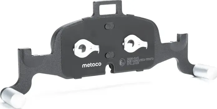Колодки тормозные передние к-кт (Metaco). Артикул 3000515