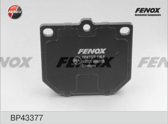 Тормозные колодки Fenox. Артикул BP43377