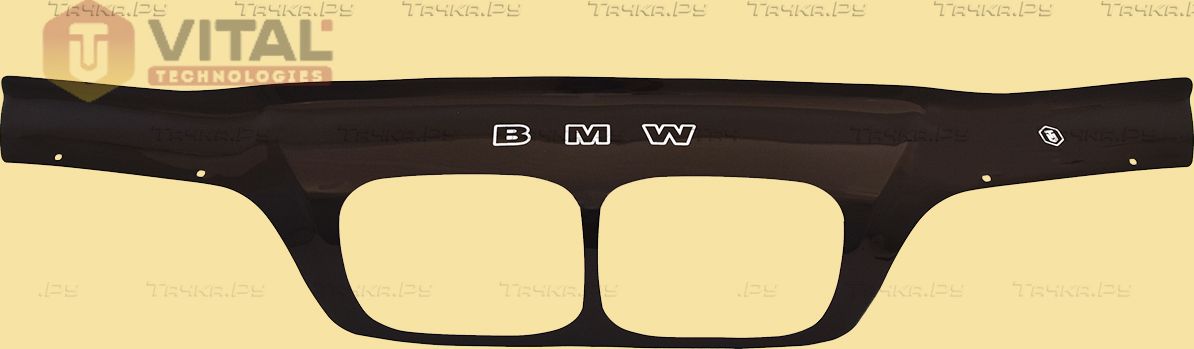 Дефлектор VT52 для капота (c облицовкой радиатора) BMW 5 E39 1995-2004. Артикул BM04VT