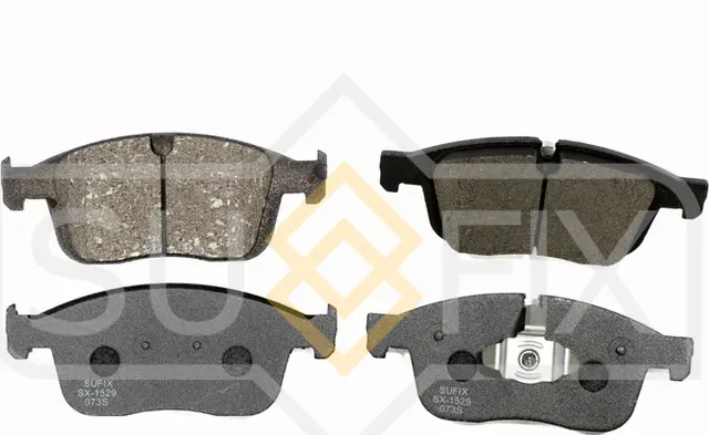 Колодки тормозные передние (Sufix). Артикул SX1529