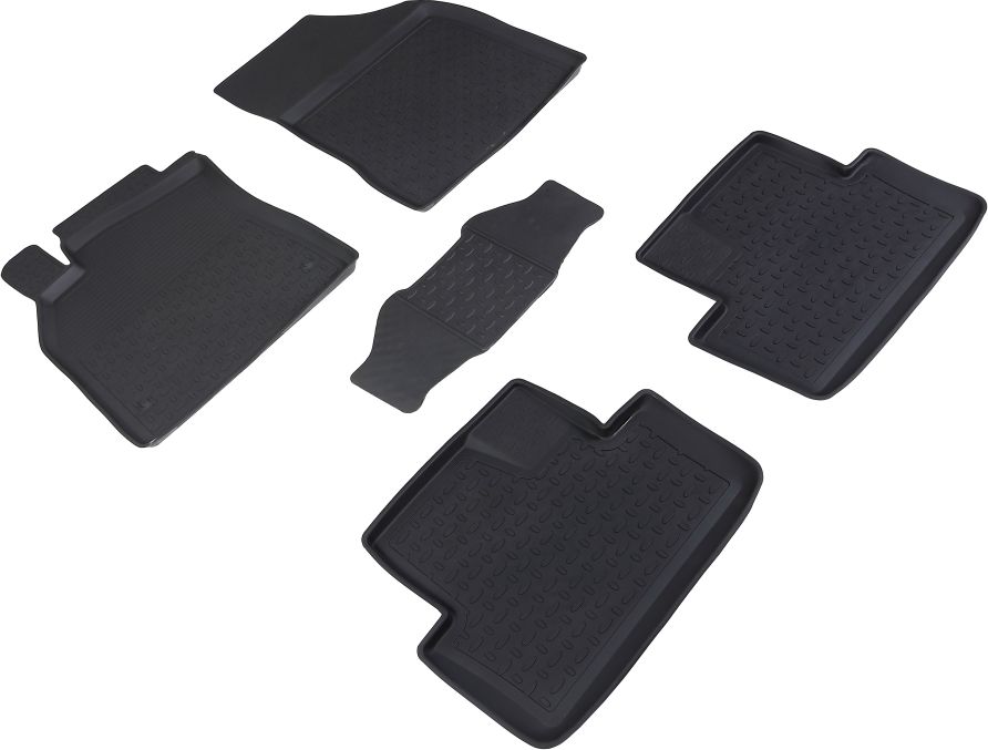Коврики резиновые Seintex с высоким бортиком для салона Renault Megane III 2008-2016. Артикул 83252
