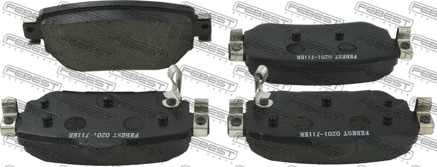 Тормозные колодки Febest. Артикул 0201-J11ER