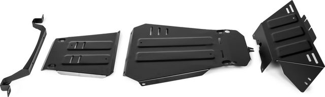 Защита АвтоБРОНЯ для картера, КПП и РК ВАЗ 2121 (4x4) 1977-2019 2019-2026. Артикул K111.06040.1