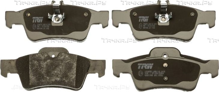 Тормозные колодки TRW COTEC задние для Porsche 928 1991-1995. Артикул GDB1546